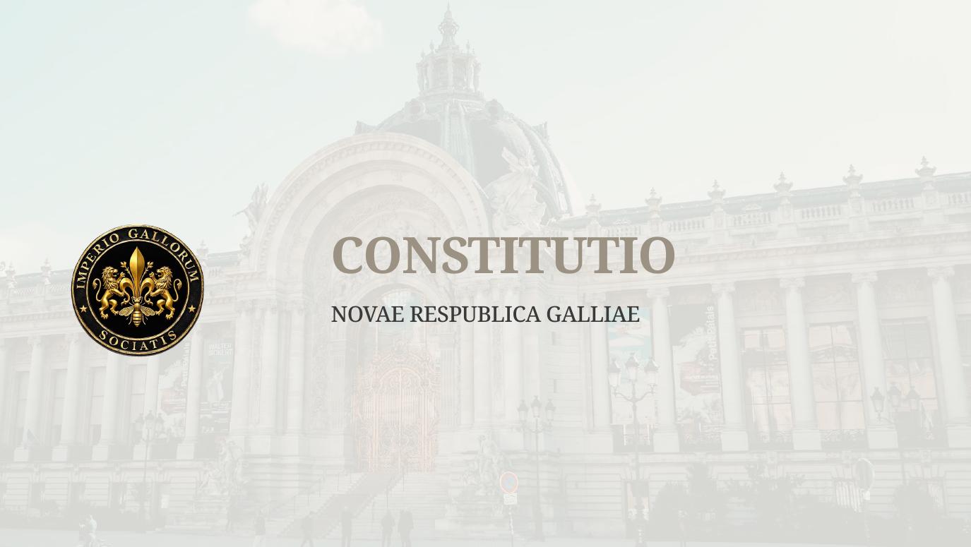 Couverture originale — CONSTITUTIO