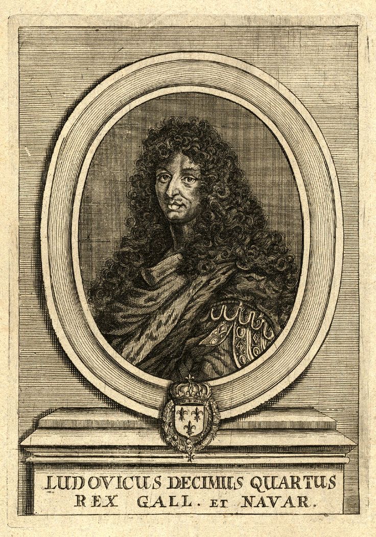 Original — LUDOVICUS DECIMUS QUARTUS REX GALL. ET NAVAR.