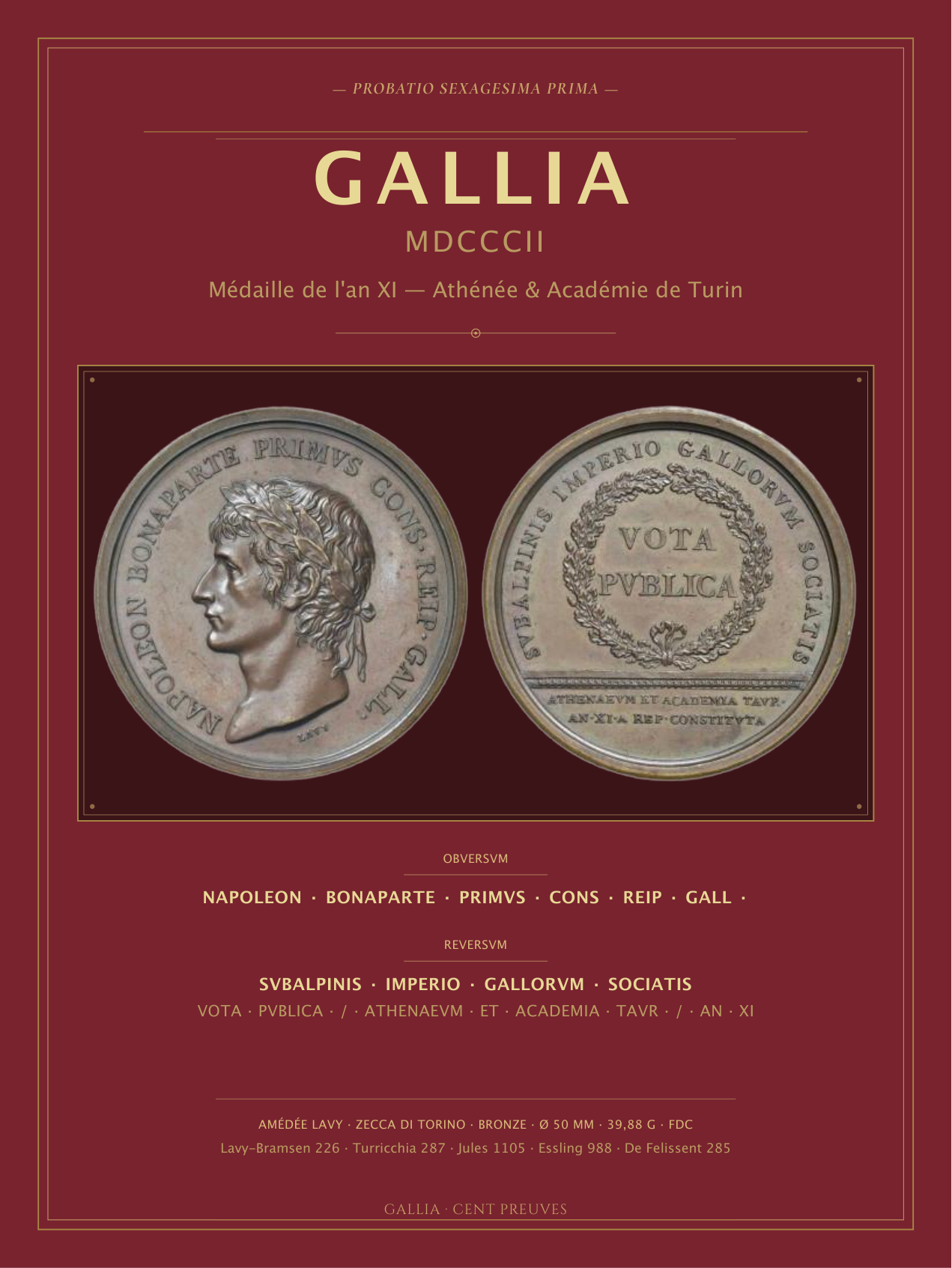 Original — Imperio Gallorum Sociatis, 1802